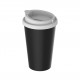 Kaffeebecher PremiumPlus - weiß/schwarz